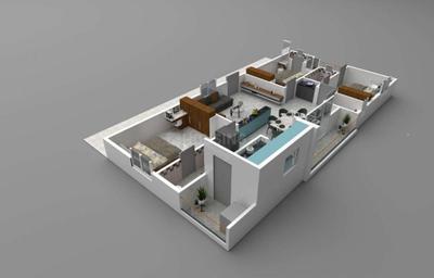 Image of 1625 Sq.ft 3 BHK Apartment / Flat for sale in Pothinamallayya Palem, Visakhapatnam for Rs. 8200000