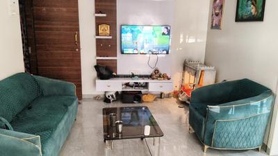 Living Room Image of 650 Sq.ft 1.5 BHK Apartment / Flat for sale in Mira Road East Mira Bhayandar for Rs. 9500000