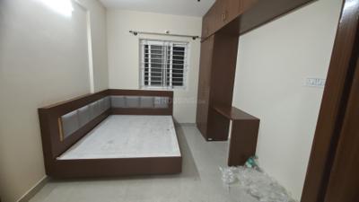 Bedroom Image of 555 Sq.ft 1 BHK Builder Floor for rent in Singasandra Bengaluru for Rs. 26000