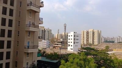 Balcony Image of 1100 Sq.ft 2 BHK Apartment / Flat for rent in Nyati Elan, Wagholi Pune for Rs. 23000