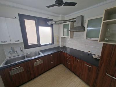 Kitchen Image of 1440 Sq.ft 3 BHK Builder Floor for rent in Kailash Colony New Delhi for Rs. 95000