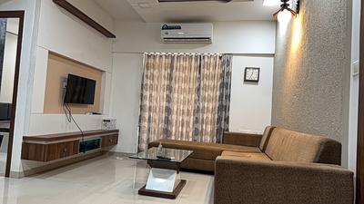 Living Room Image of 1080 Sq.ft 2 BHK Apartment / Flat for rent in Adani The Meadows, Shantigram Ahmedabad for Rs. 35000