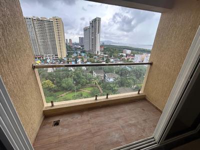 Balcony Image of 1650 Sq.ft 3 BHK Apartment / Flat for rent in EV 10 Marina Bay, Vashi Navi Mumbai for Rs. 85000