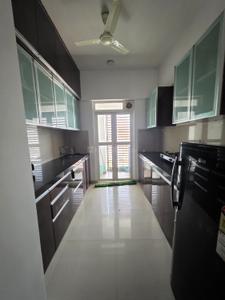 Kitchen Image of 1980 Sq.ft 3 BHK Apartment / Flat for rent in Lodha Belmondo, Gahunje Pune for Rs. 110000