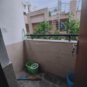 Balcony Image of 725 Sq.ft 1 BHK Apartment / Flat for rent in Kasturi Nagar Bengaluru for Rs. 25000