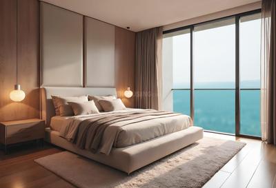 Bedroom Image of 1400 Sq.ft 3 BHK Apartment / Flat for sale in Juhi Elegance, Ghansoli Navi Mumbai for Rs. 25000000