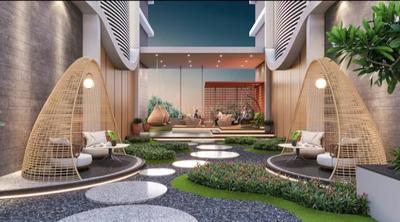 Balcony Image of 1300 Sq.ft 2 BHK Apartment / Flat for sale in Raghuvir Sheron, Vesu Surat for Rs. 7400000