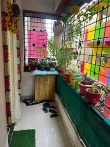Balcony Image of 560 Sq.ft 1 BHK Apartment / Flat for sale in Chinchwad Pune for Rs. 4000000