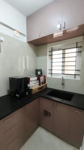 Kitchen Image of 699 Sq.ft 1 BHK Builder Floor for rent in Mahadevapura Bengaluru for Rs. 32000