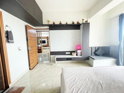 Bedroom Image of 1545 Sq.ft 2 BHK Apartment / Flat for sale in Himalaya Elanza, Old Wadaj Ahmedabad for Rs. 8500000