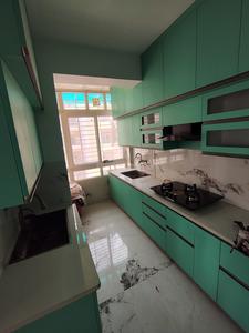 Kitchen Image of 1600 Sq.ft 2 BHK Apartment / Flat for rent in Sushant Golf City Lucknow for Rs. 30000
