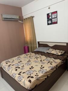 Bedroom Image of 1470 Sq.ft 2.5 BHK Apartment / Flat for rent in Adani Elysium, Shantigram Ahmedabad for Rs. 45000