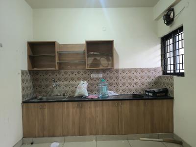 Kitchen Image of 390 Sq.ft 1 RK Apartment / Flat for rent in Kartik Nagar Bengaluru for Rs. 16000
