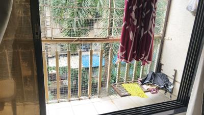 Balcony Image of 620 Sq.ft 1 BHK Apartment / Flat for sale in Mira Road East Mira Bhayandar for Rs. 7900000