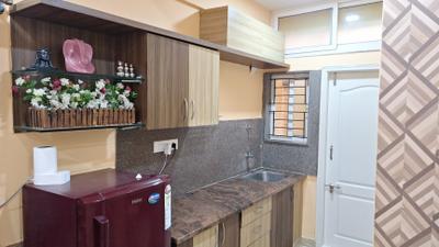 Kitchen Image of 700 Sq.ft 1 BHK Builder Floor for rent in Hulimavu Bengaluru for Rs. 19000
