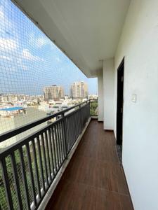 Balcony Image of 1883 Sq.ft 3 BHK Apartment / Flat for rent in Kalyan Sampat Gardens, Sahara City Homes Indore for Rs. 32000