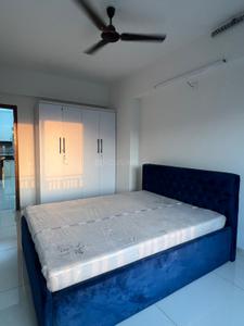 Bedroom Image of 1126 Sq.ft 3 BHK Apartment / Flat for rent in Adani Elysium, Shantigram Ahmedabad for Rs. 36000