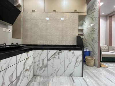 Kitchen Image of 1050 Sq.ft 1 BHK Apartment / Flat for rent in Shah Shamiyana Park, Umraj Bharuch for Rs. 12500