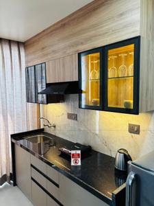 Kitchen Image of 500 Sq.ft 1 RK Apartment / Flat for sale in Tanishk The Cruise, Karolan Ka Barh Jaipur for Rs. 3700000
