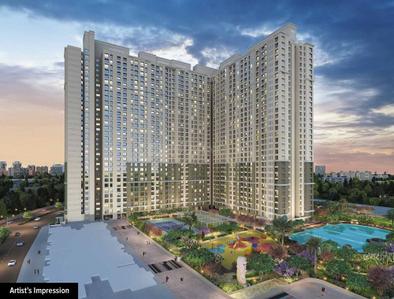 Image of 550 Sq.ft 1 BHK Apartment / Flat for sale in Lodha Amara, Kolshet, Thane for Rs. 7550000