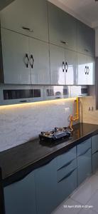 Kitchen Image of 1285 Sq.ft 2 BHK Apartment / Flat for rent in Adani Aster Phase 1, Vaishno Devi Circle Ahmedabad for Rs. 35000