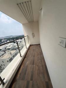 Balcony Image of 2240 Sq.ft 3 BHK Apartment / Flat for rent in Lansum El Dorado, Narsingi Hyderabad for Rs. 73000