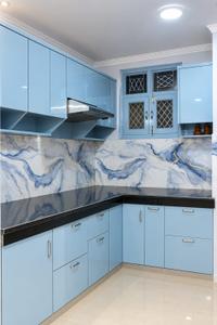 Kitchen Image of 900 Sq.ft 3 BHK Builder Floor for sale in Mahavir Enclave New Delhi for Rs. 7500000
