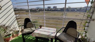 Balcony Image of 1215 Sq.ft 3 BHK Apartment / Flat for sale in Mirchandani Shalimar Palms, Greater Brajeshwari Indore for Rs. 10500000