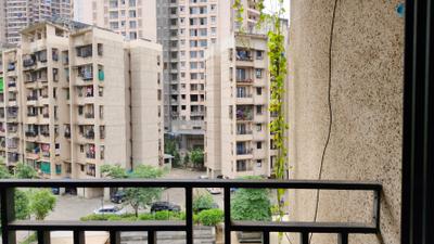 Balcony Image of 590 Sq.ft 1 BHK Apartment / Flat for sale in Raunak City, Kalyan West Kalyan for Rs. 3500000