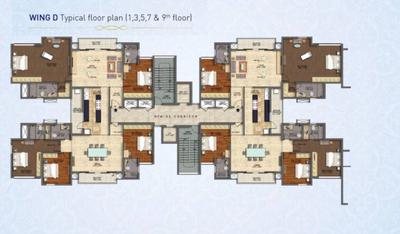 Image of 2475 Sq.ft 4 BHK Apartment / Flat for sale in Puravankara Somerset House, Guindy, Chennai for Rs. 45000000