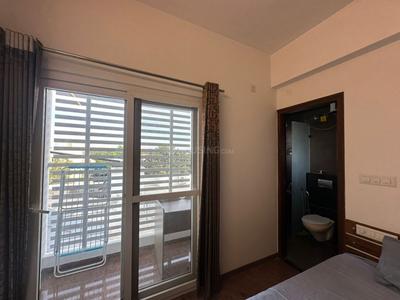 Bedroom Image of 712 Sq.ft 1 BHK Builder Floor for rent in HSR Layout Bengaluru for Rs. 35000