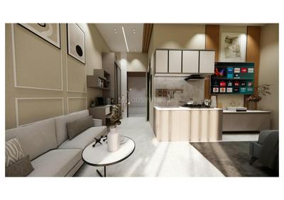 Kitchen Image of 650 Sq.ft 1 RK Apartment / Flat for sale in Jagatpura Jaipur for Rs. 4200000