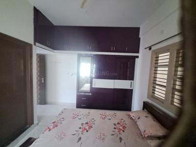 Bedroom Image of 1100 Sq.ft 2 BHK Independent House for rent in Aarya Parameshwara Paradise, K R Puram Bengaluru for Rs. 30000