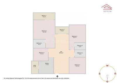 Image of 2135 Sq.ft 4 BHK Apartment / Flat for sale in Sarang By Sumadhura Phase 1 by Sumadhura Infracon Pvt Ltd, Kannamangala - Whitefield Hoskote Road, Bengaluru for Rs. 26500000