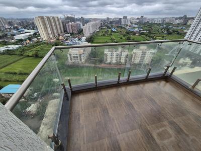 Balcony Image of 1950 Sq.ft 3 BHK Apartment / Flat for rent in Lodha Belmondo, Gahunje Pune for Rs. 69999