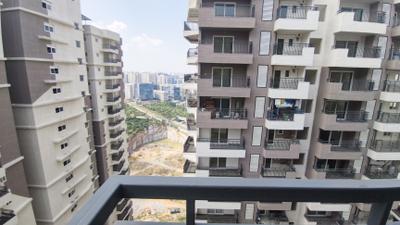 Balcony Image of 1990 Sq.ft 3 BHK Apartment / Flat for rent in Spectra, Financial District Hyderabad for Rs. 85000