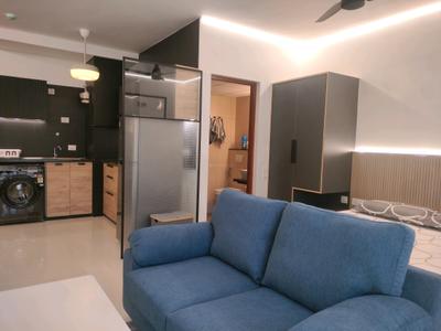 Bedroom Image of 560 Sq.ft 1 RK Apartment / Flat for rent in Brigade Cornerstone Utopia, Halasahalli Bengaluru for Rs. 40000