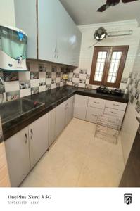 Kitchen Image of 600 Sq.ft 1 RK Builder Floor for rent in Malviya Nagar New Delhi for Rs. 29000