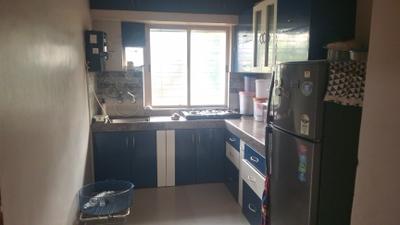 Kitchen Image of 670 Sq.ft 1 BHK Apartment / Flat for rent in Sai Laxmi Galaxy, Kalas Pune for Rs. 22000
