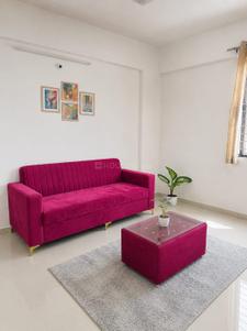 Hall Image of 614 Sq.ft 1 BHK Apartment / Flat for rent in Wadgaon Sheri Pune for Rs. 25000