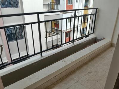 Balcony Image of 1120 Sq.ft 3 BHK Apartment / Flat for sale in Nayabad Kolkata for Rs. 5936000