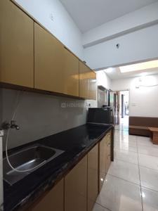Kitchen Image of 695 Sq.ft 1 BHK Apartment / Flat for rent in Scheme No 114 Indore for Rs. 16999
