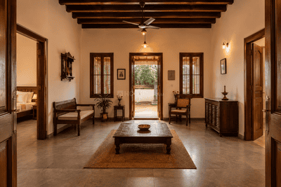 Hall Image of 750 Sq.ft 2 BHK Villa for sale in Mahabalipuram Chennai for Rs. 4200000