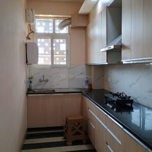 Kitchen Image of 1650 Sq.ft 3 BHK Builder Floor for rent in Sector 28 Gurgaon for Rs. 50000