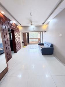 Living Room Image of 650 Sq.ft 1 BHK Apartment / Flat for rent in Airoli Navi Mumbai for Rs. 35000
