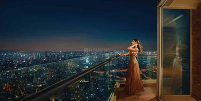 Balcony Image of 856 Sq.ft 2 BHK Apartment / Flat for sale in Monte South, Byculla Mumbai for Rs. 38000000