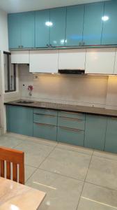 Kitchen Image of 1400 Sq.ft 3 BHK Apartment / Flat for rent in Unique Shantam Nirvanta, Chhani Vadodara for Rs. 26000