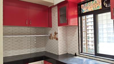 Kitchen Image of 580 Sq.ft 1 BHK Apartment / Flat for rent in Raunak City, Kalyan West Kalyan for Rs. 16000