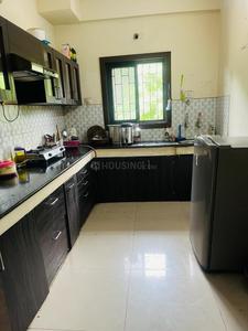 Kitchen Image of 950 Sq.ft 3 BHK Apartment / Flat for rent in Bawadiya Kalan Bhopal for Rs. 5000