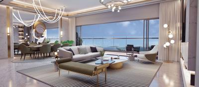 Bedroom Image of 2450 Sq.ft 4 BHK Apartment / Flat for sale in L And T Crescent Bay, Parel Mumbai for Rs. 165500000